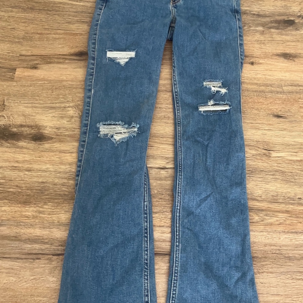 Low rise hollister bootcut jeans